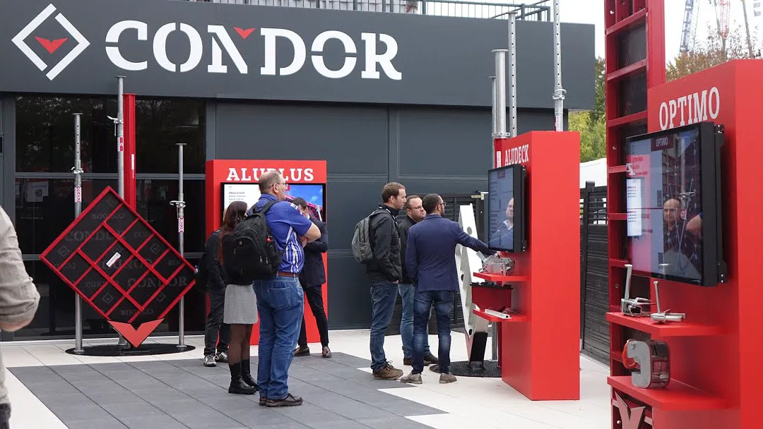 Lo stand Condor al Bauma 2022 di Monaco di Baviera