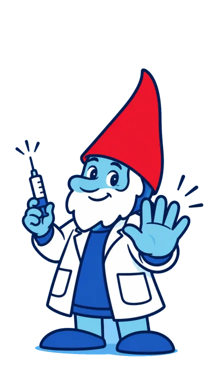 Gnomo, la mascotte di Farmacie Marzoli