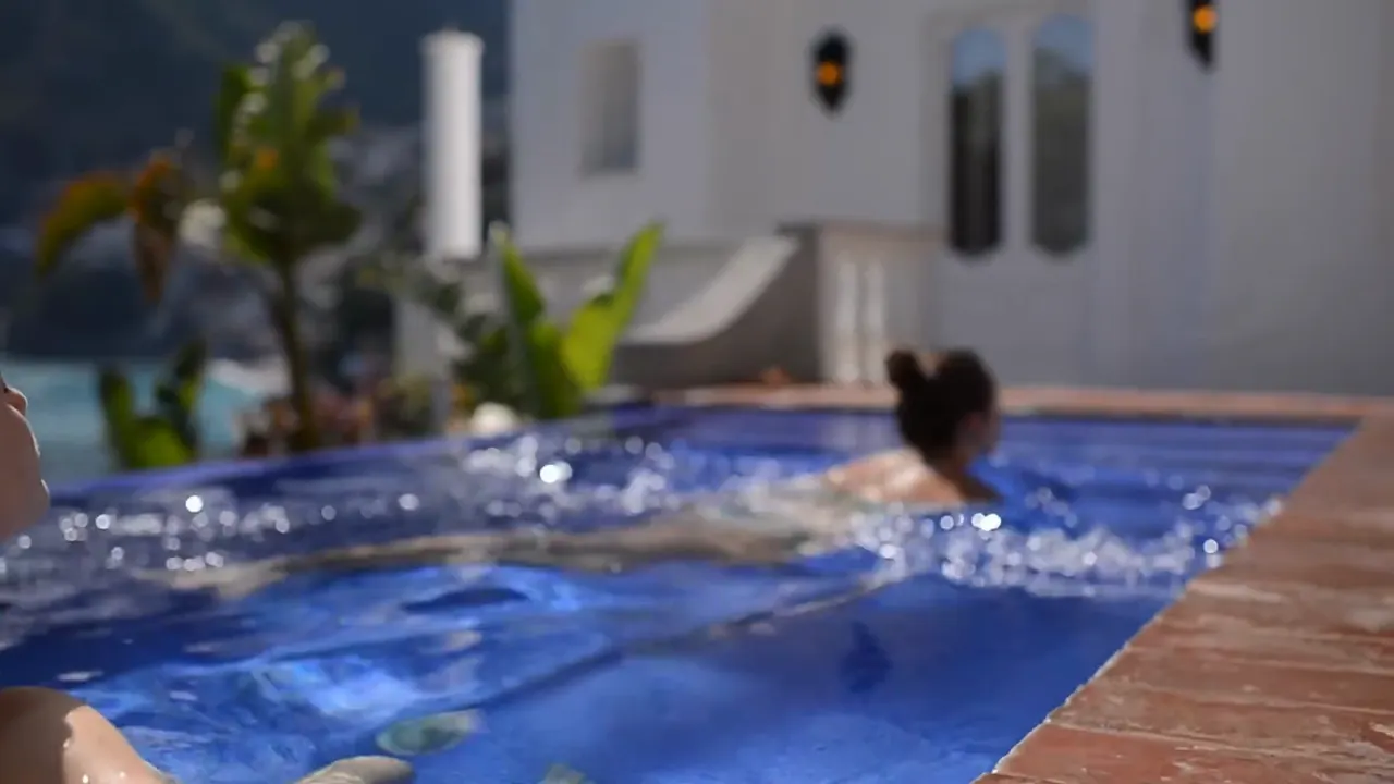 La piscina di Villa Tre Ville